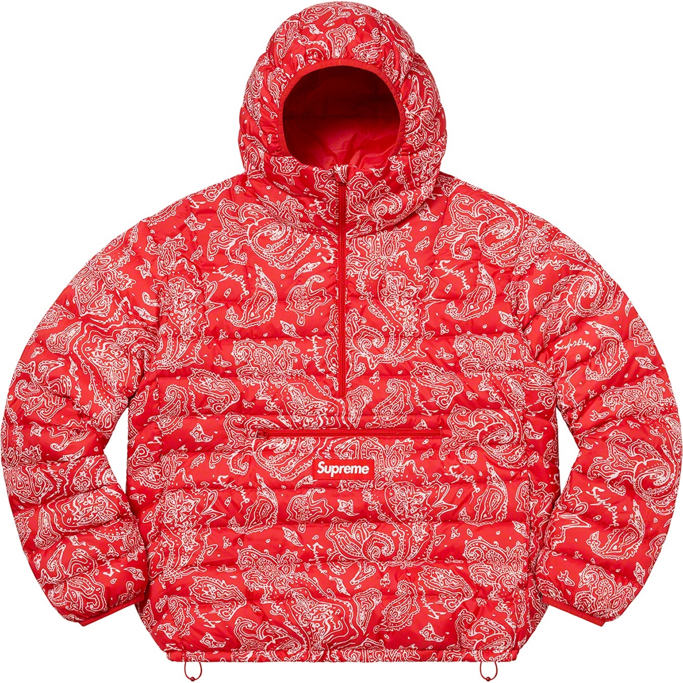 Micro Down Half Zip Hooded Pullover view 6